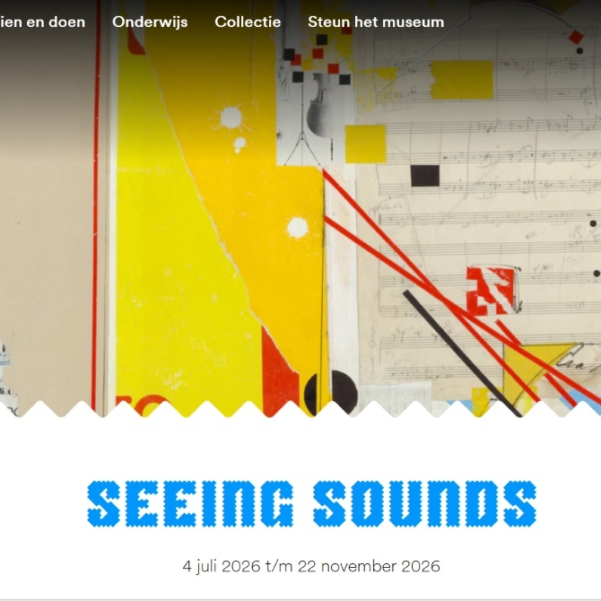 Met de Museumkring naar Seeing sounds in Van Bommel van Dam